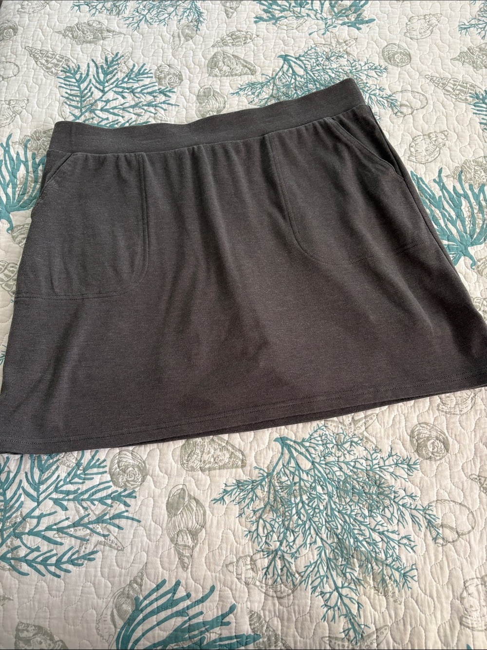 croft & barrow Purple Knit Mini Skirt